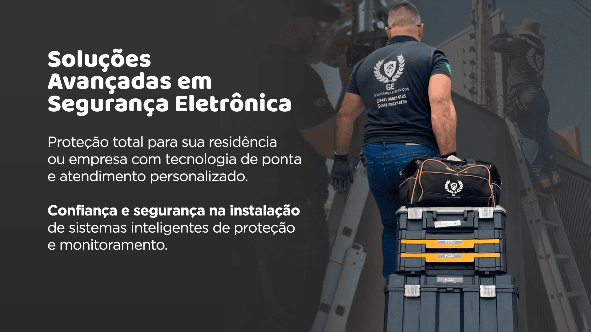 Instalação GE Segurança — Maringá